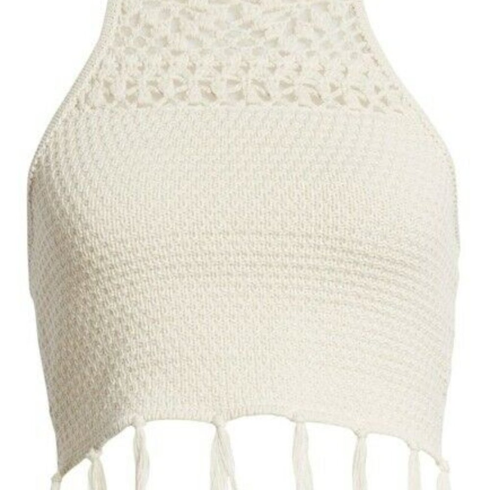 Bohemian Crochet Halter Top - Picture 3 of 6